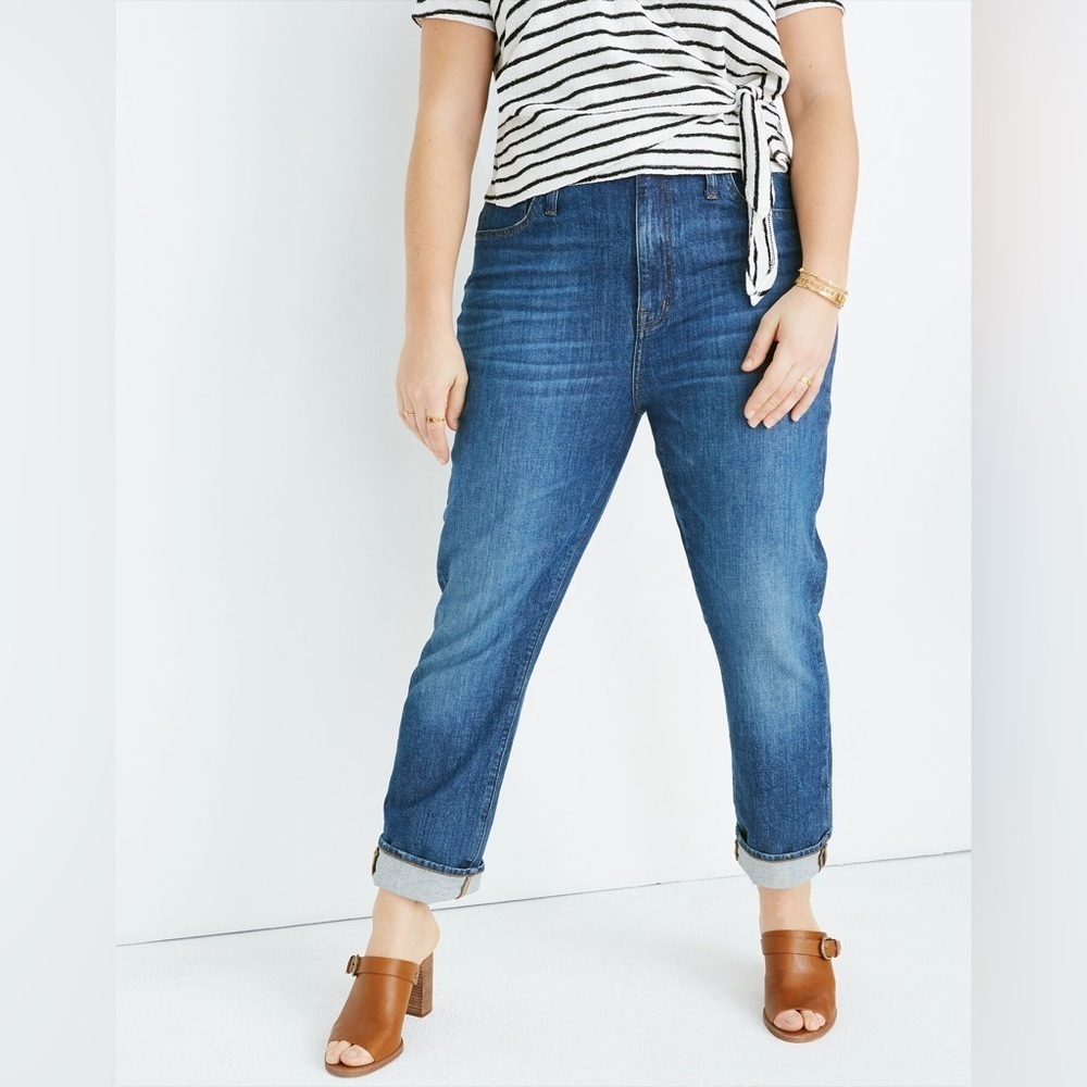 Madewell The High-Rise Slim Boyjean: Eco Edition Size 32‎